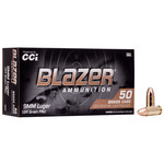 CCI/Speer CCI Blazer Brass Handgun Ammunition 9mm Luger 115gr FMJ 1000/ct