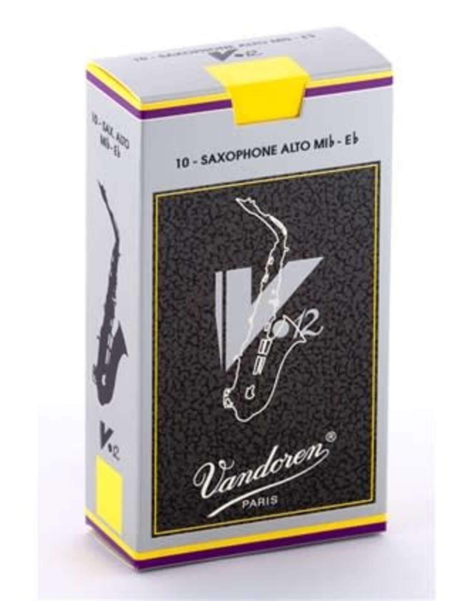 Vandoren Vandoren V.12 SR6125 Saxophone Alto Mib-Eb 2.5 Pkg of 10