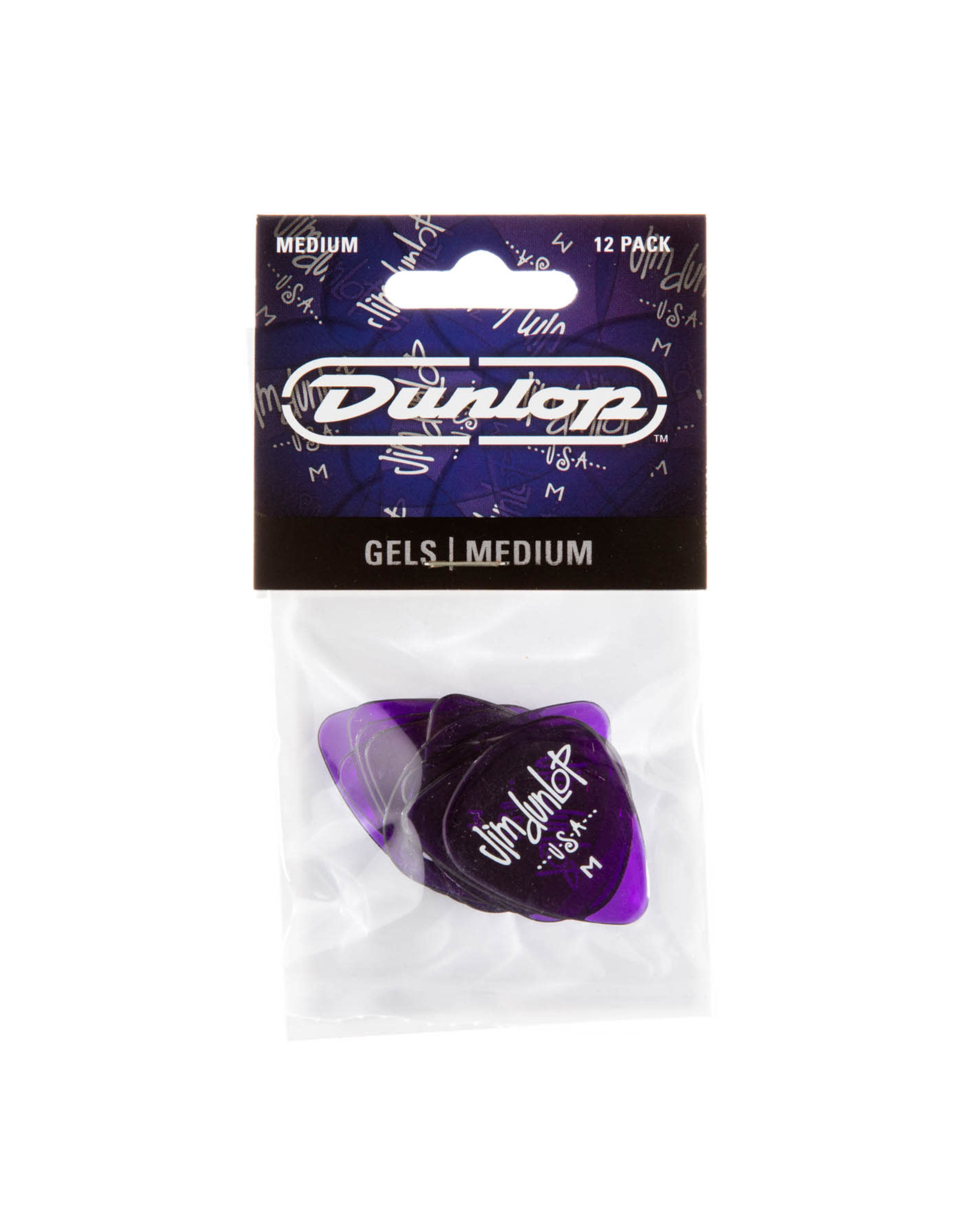 Dunlop Dunlop Gel Picks Medium 12 Pack 486P