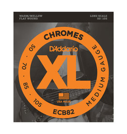 D'Addario D'Addario ECB82 Chromes Bass, Medium, 50-105, Long Scale