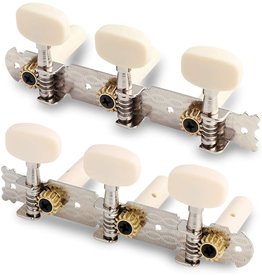 Metallor Metallor Classical 3 on a Plank Tuning Pegs 3L 3R Chrome