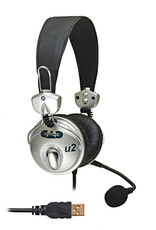 CAD CAD USB Stereo Headphones w/Cardioid Condenser Microphone