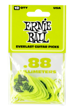 Ernie Ball Ernie Ball 9191 Green Everlast Picks 12-Pack .88mm