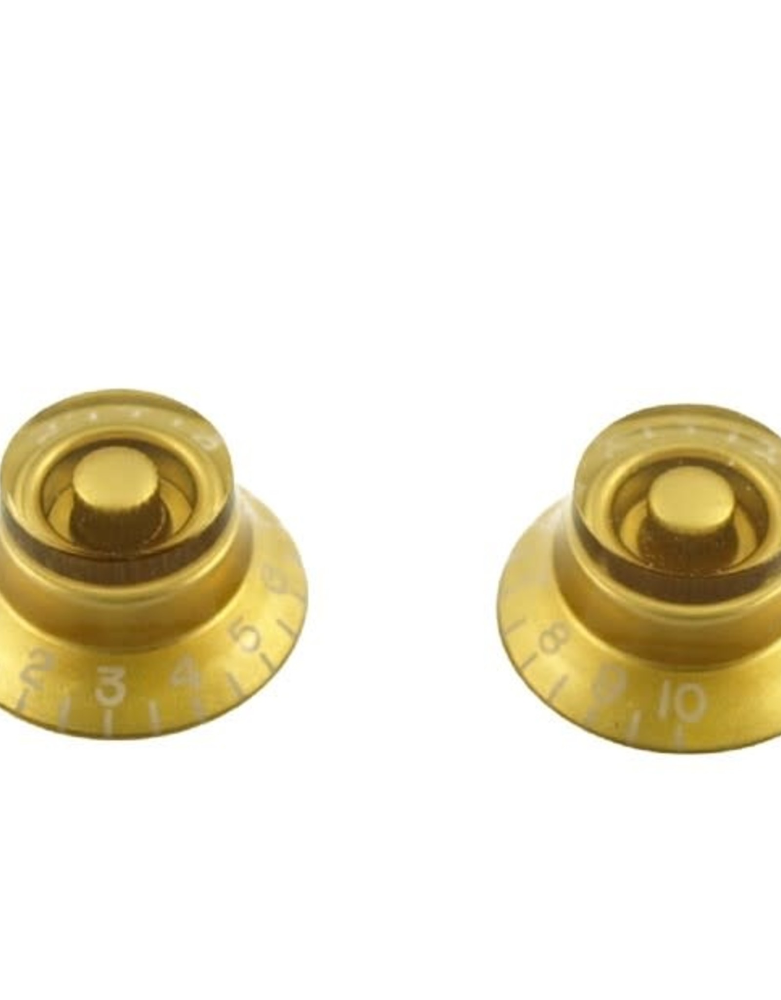 WD Music Products WD Bell Knob Set Of 2 Gold