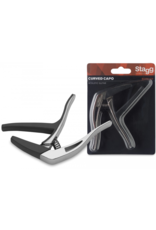 Stagg Stagg Curved "Trigger" Acoustic/Electric Guitar Capo Silver