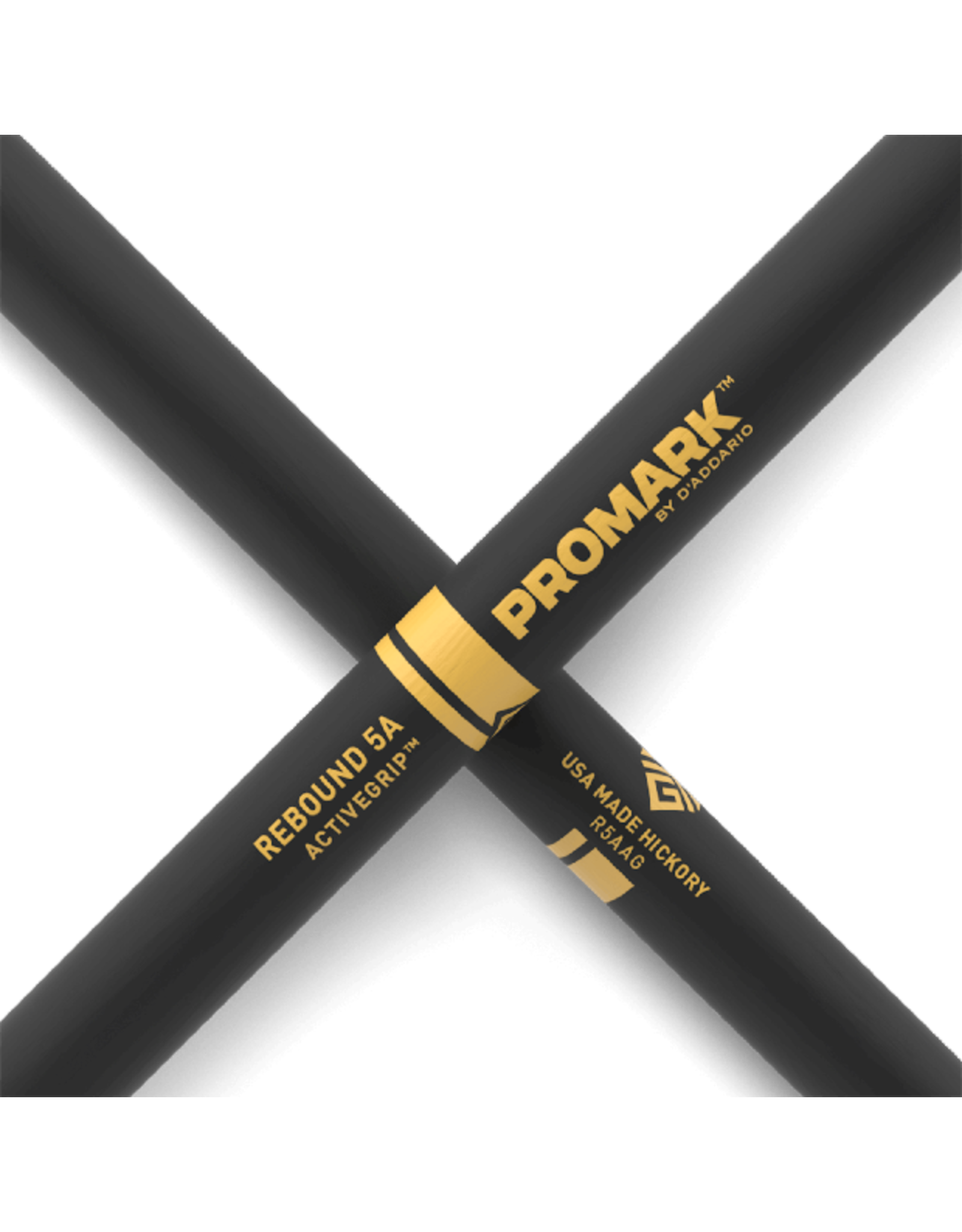 Promark Promark REBOUND 5A ACTIVEGRIP Hickory Wood Tip Drumstick