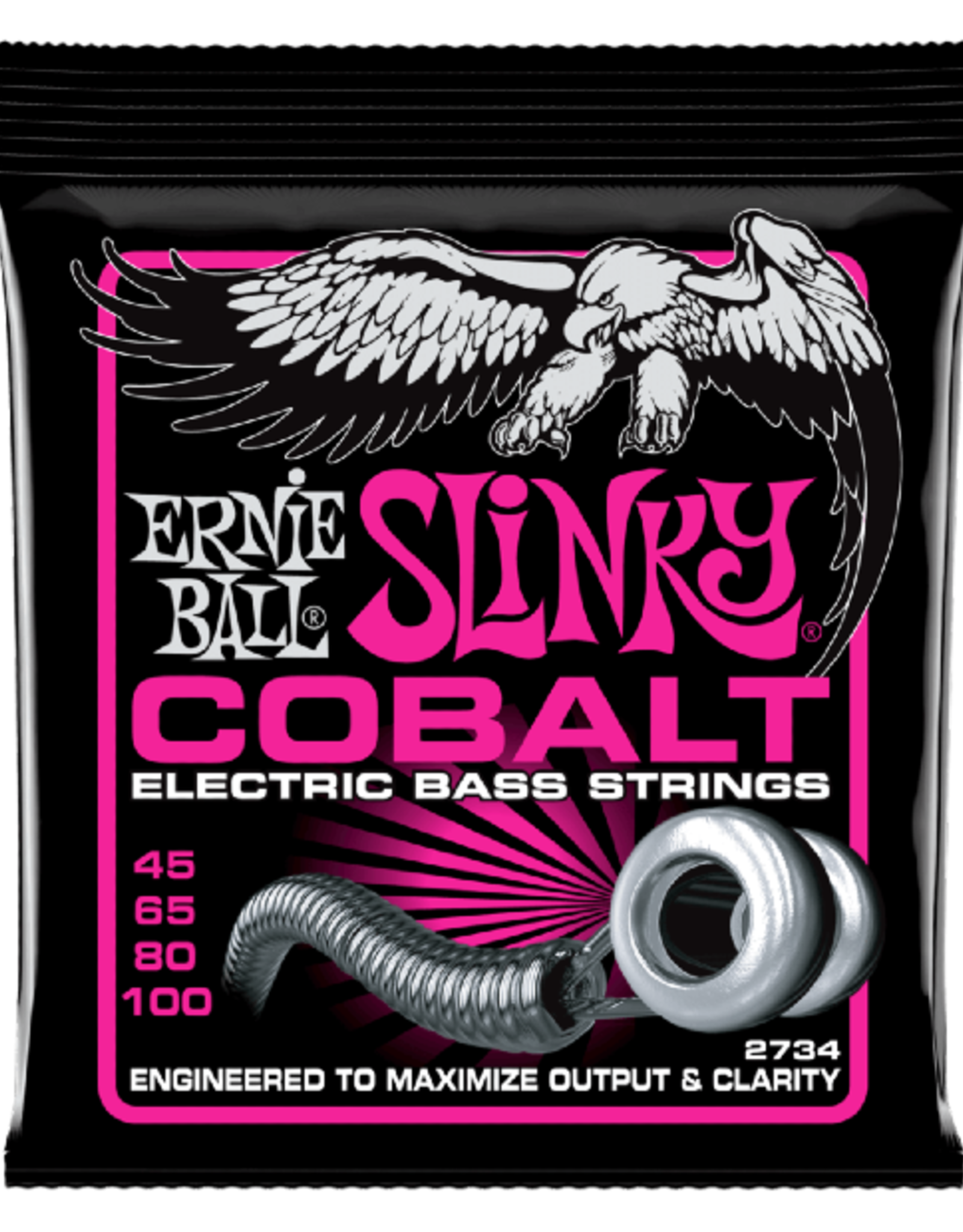 Ernie Ball Ernie Ball 2734 Super Slinky Cobalt Electric Bass Strings - 45-100