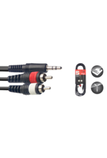 Stagg Stagg Y Cable, Mini Jack/RCA (m/m), 3 m (10')