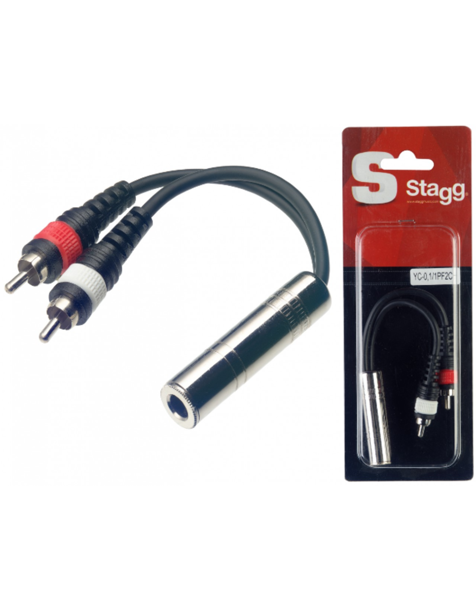 Male RCA to 2 x Female RCA Adapter