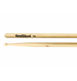 Vater GoodWood 7A Hickory Wood Tip Drumsticks