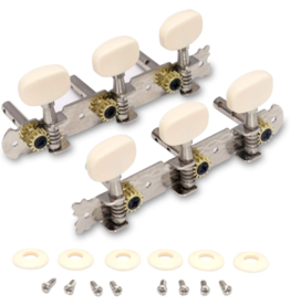Metallor Metallor Plank Classical Tuning Pegs Chrome Plated Single Hole 3L 3R