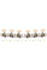 Metallor Metallor Plank Classical Tuning Pegs Chrome Plated Single Hole 3L 3R