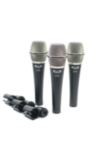 CAD CAD Audio D38X3 Supercardioid Dynamic Instrument Microphone. (3 Pack)