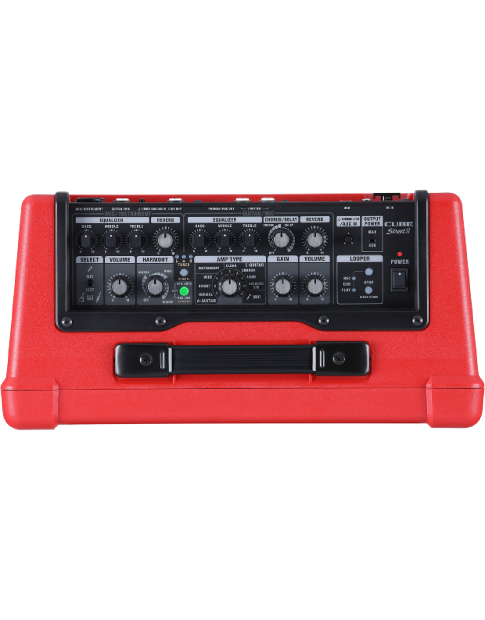 Boss CUBE Street II Battery-Powered Stereo Amplifier Red