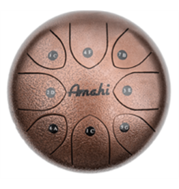 Amahi Amahi 10″ Steel Tongue Drum Bronze