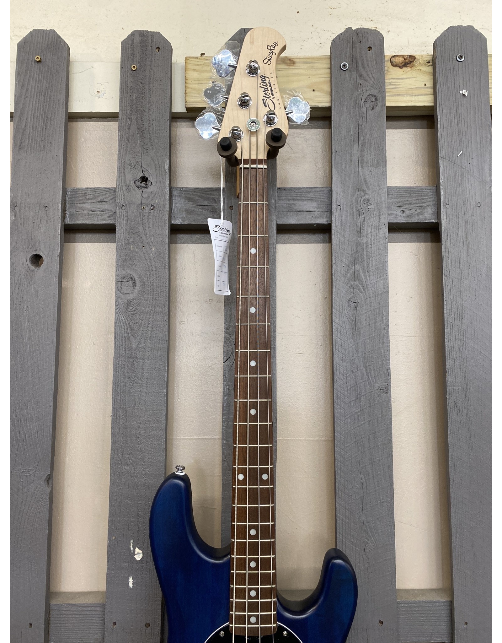 Sterling by Musicman Sterling StingRay Bass Ray4 Trans Blue Satin