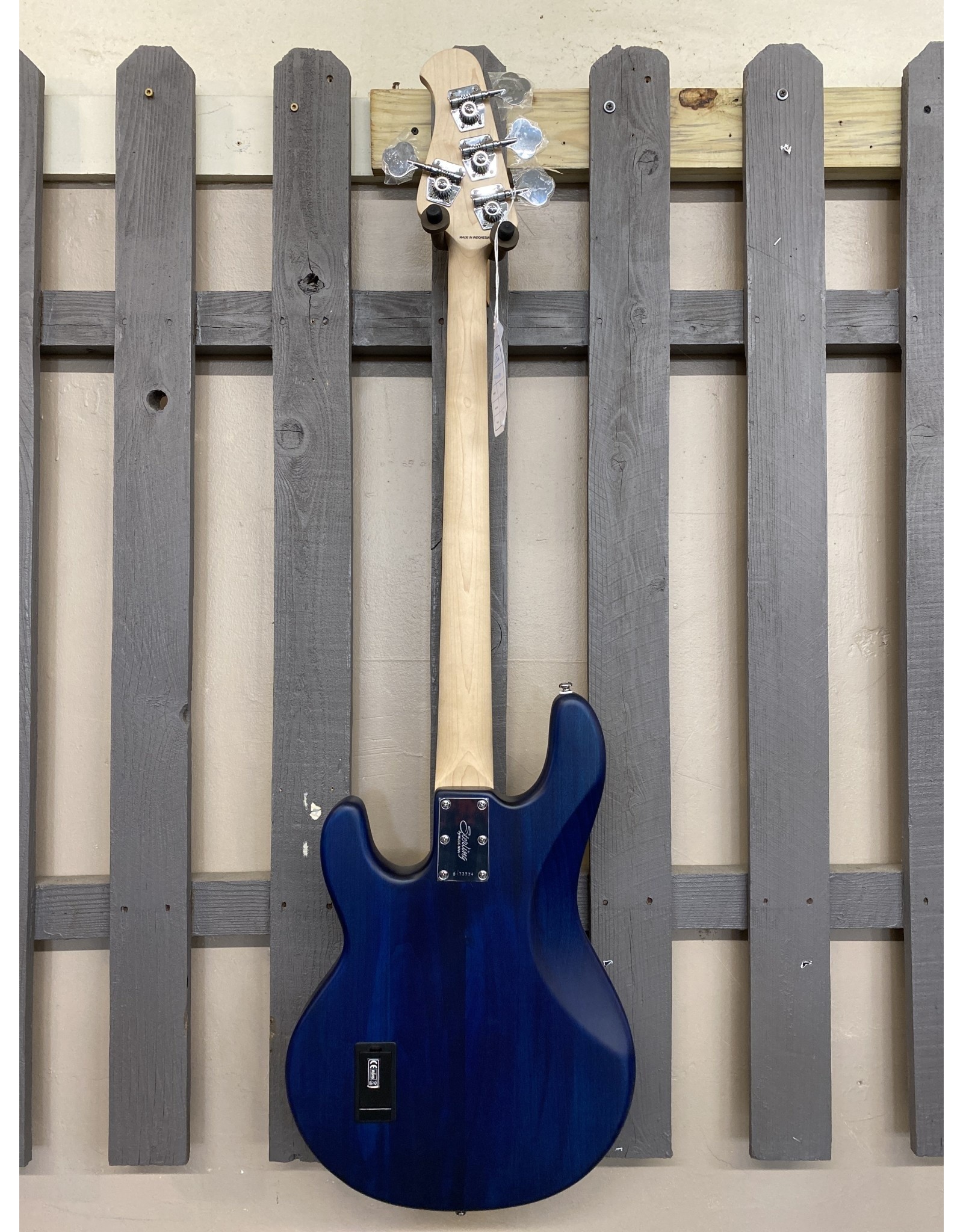 Sterling by Musicman Sterling StingRay Bass Ray4 Trans Blue Satin