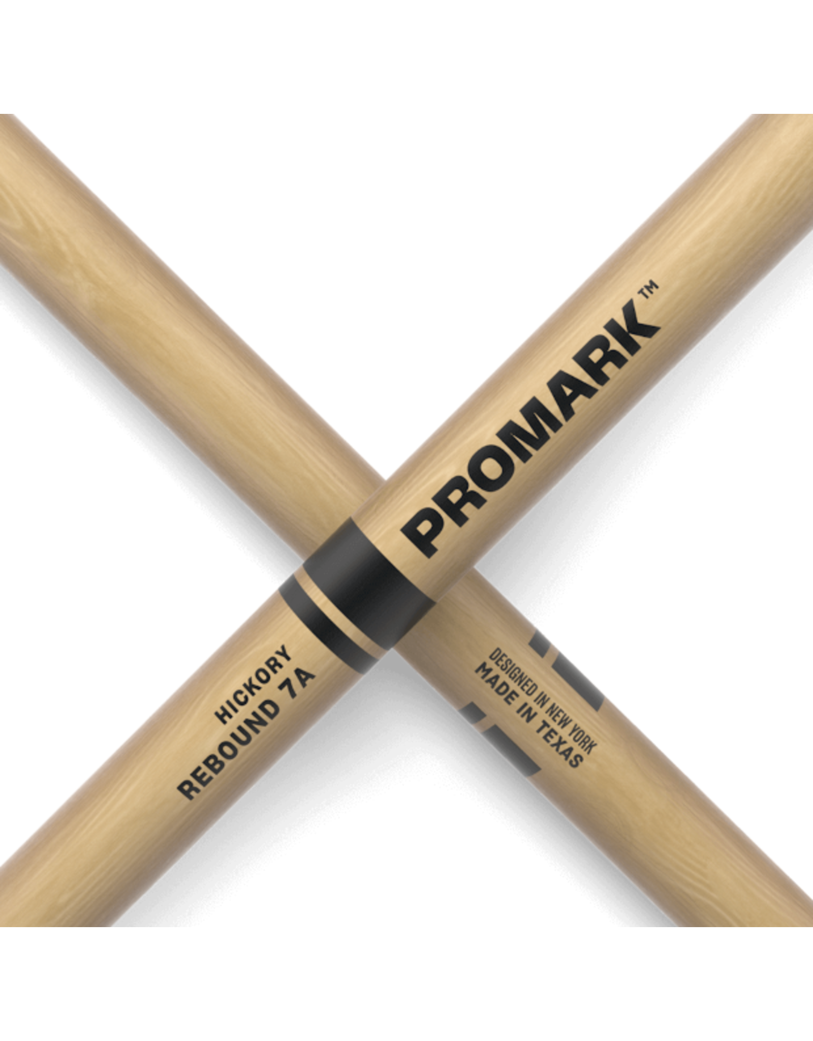 Promark Promark Rebound 7A Hickory Nylon Tip Drumstick