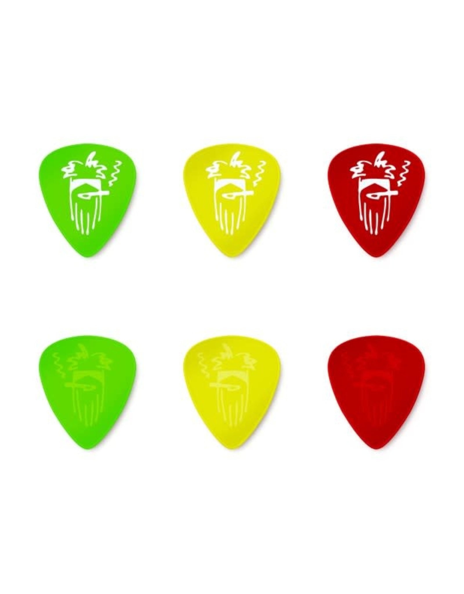 Dunlop Rev. Willy's Mexican Lottery Brand Extra Heavy Pick Pack 6 pc