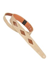 Henry Heller Henry Heller Diamond Cut-Out Leather Strap Sand/Brown