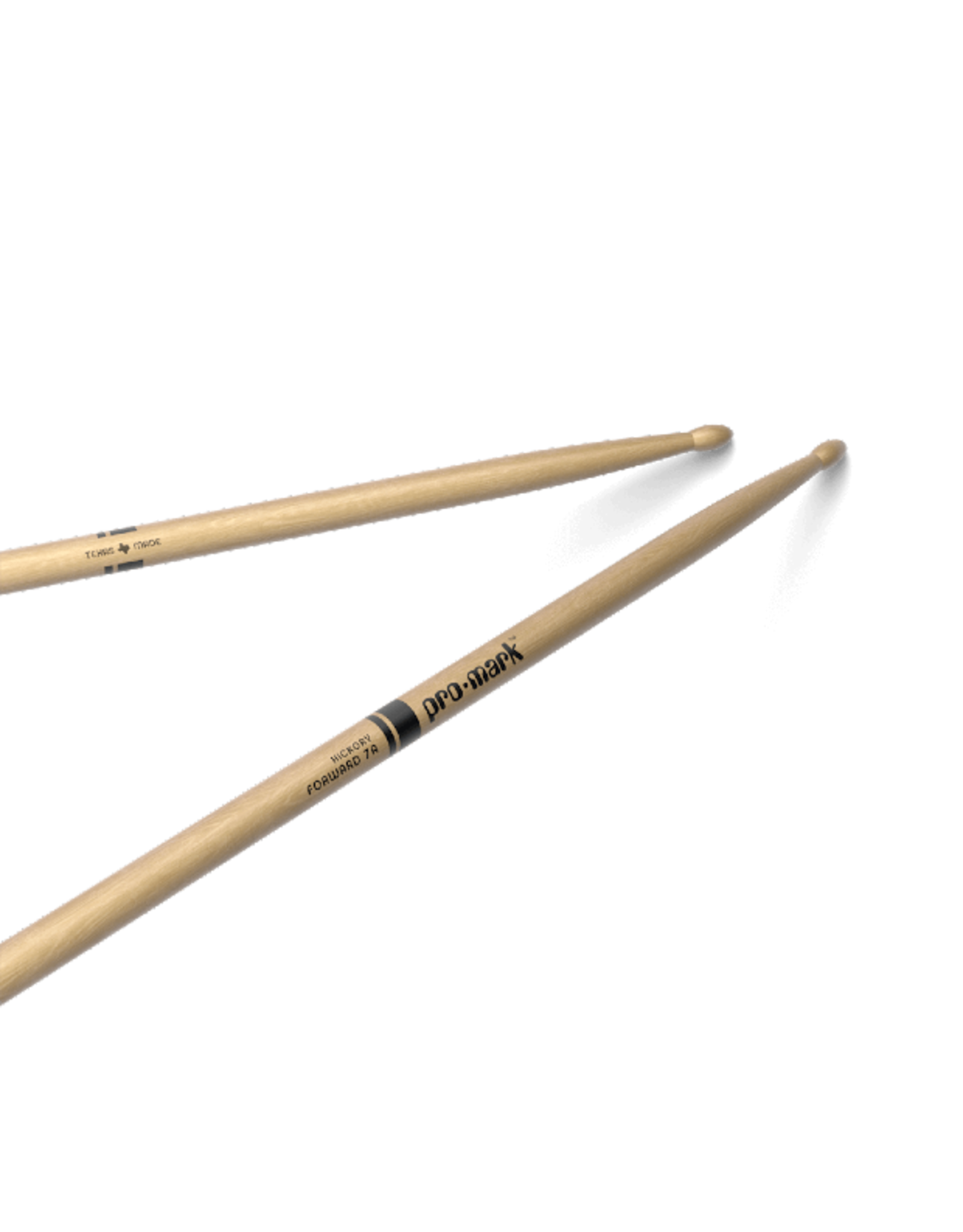 Promark Promark Classic Forward Hickory 7A Oval Wood Tip Drumstick