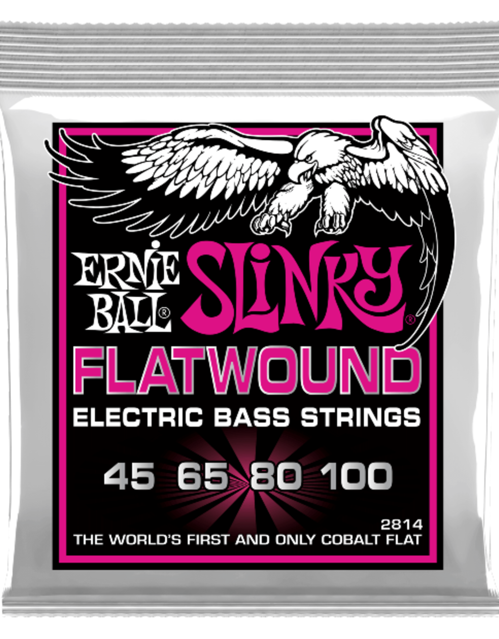 Ernie Ball Ernie Ball 2814 Super Slinky Flatwound Electric Bass Strings - 45-100 Gauge