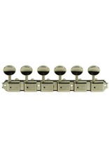 Kluson Kluson 6 On A Plate Deluxe Series Tuning Machines Nickel w/Oval Button