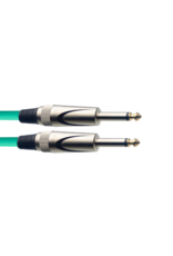 Stagg Stagg S-Series Deluxe Instrument Cable Green 20 ft
