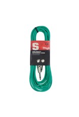 Stagg Stagg S-Series Deluxe Instrument Cable Green 20 ft