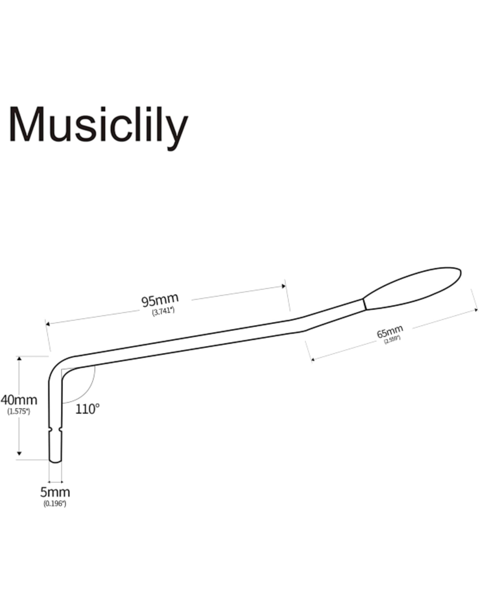 Musiclily Wilkinson 5mm Push-In Strat Tremolo Arm