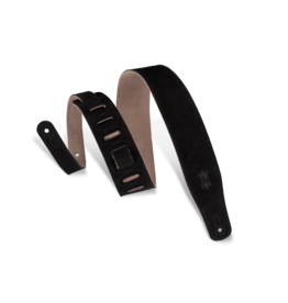 Levy's Levy's CLASSICS SERIES Suede Guitar Strap Black