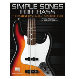 Hal Leonard Simple Songs for Bass The Easiest Bass Guitar Songbook Ever