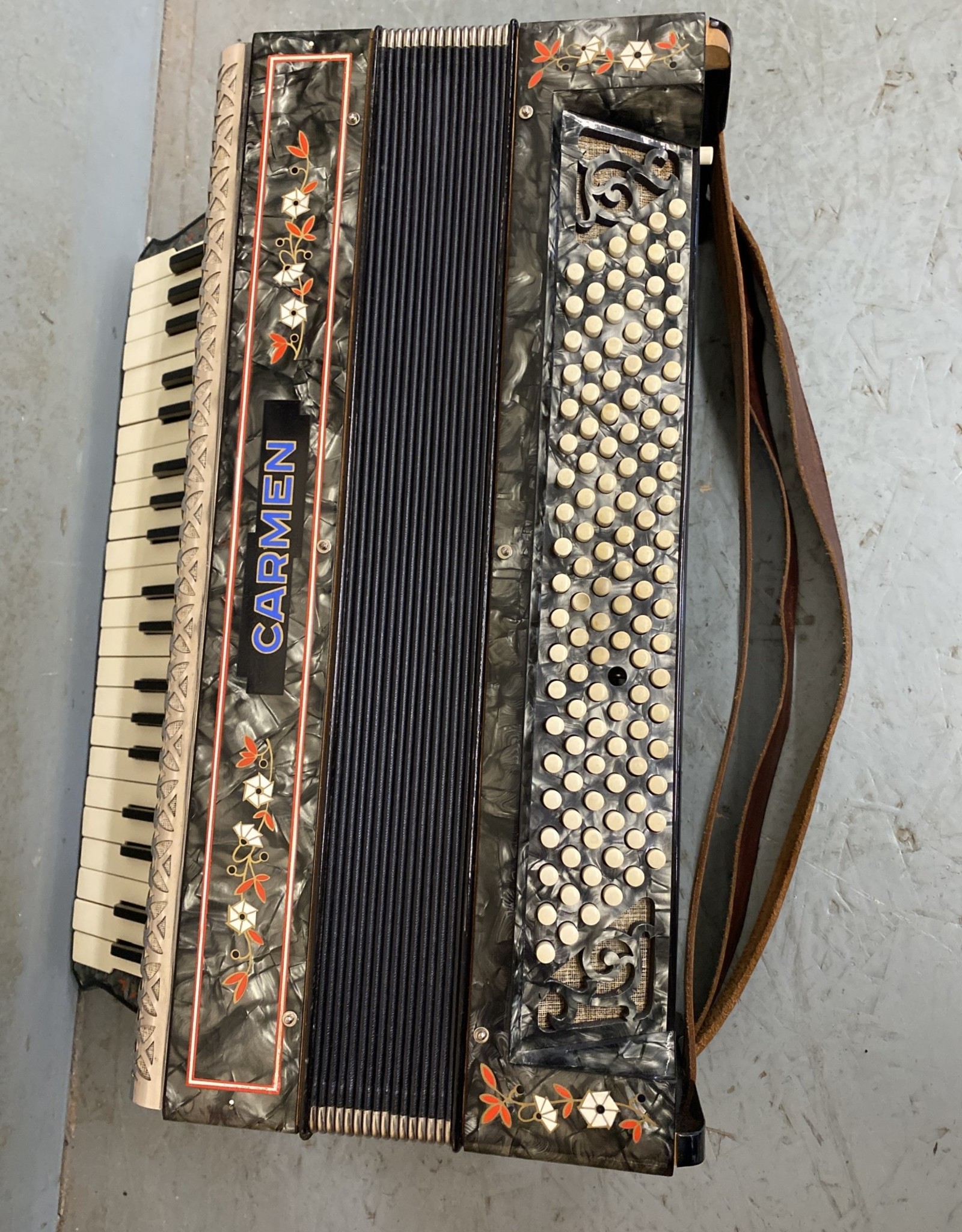 Hohner Carmen Piano Accordion (used) Backwoods Guitar LLC