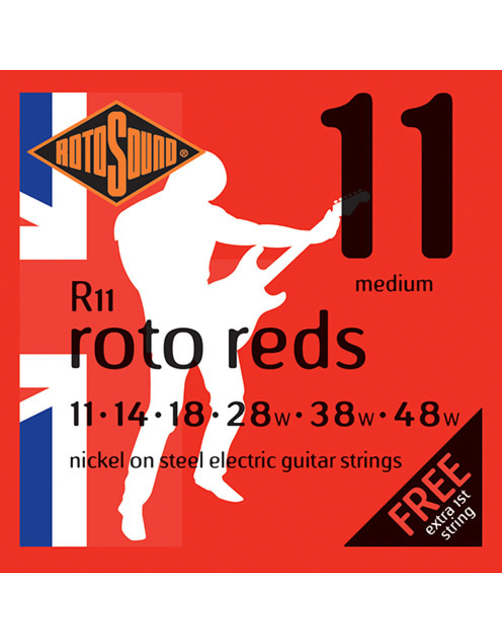 RotoSound RotoSound R11 Roto Reds Medium Nickel Electric 11-48