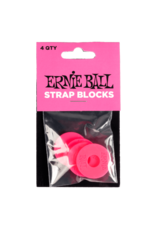 Ernie Ball Ernie Ball Strap Blocks 4 pk Pink