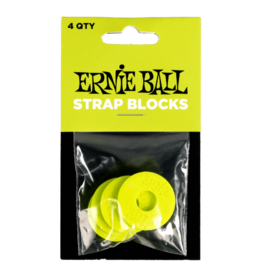 Ernie Ball Ernie Ball Strap Blocks 4 pk Green