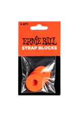 Ernie Ball Ernie Ball Strap Blocks 4 pk Red