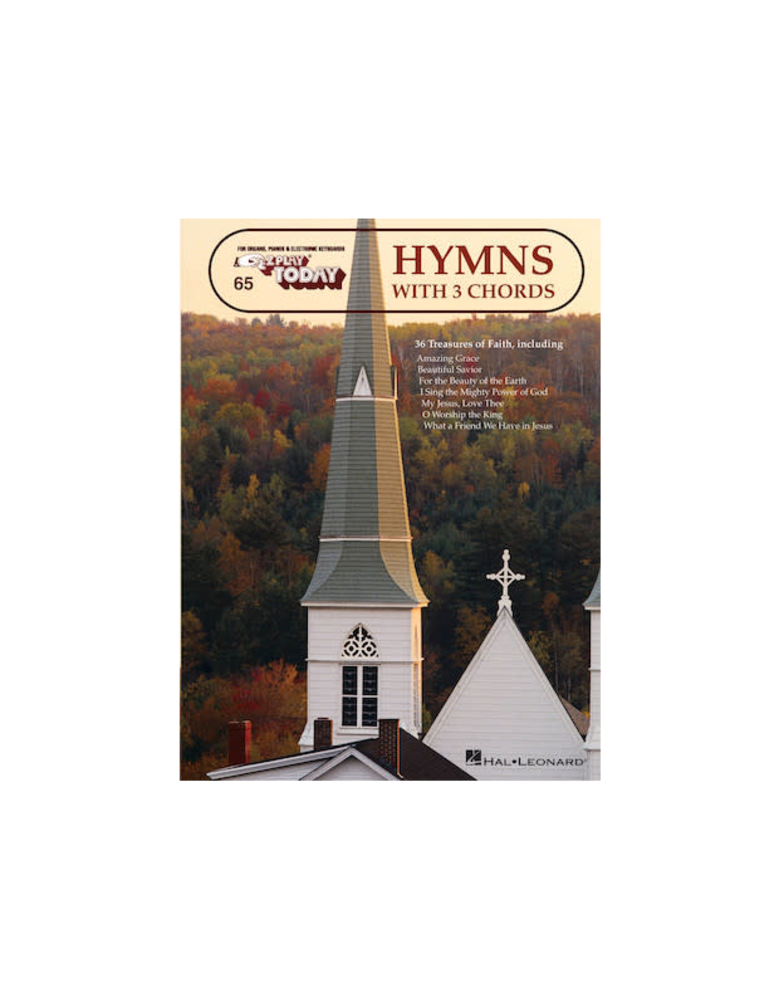 Hal Leonard Hymns with 3 Chords E-Z Play Today Volume 65