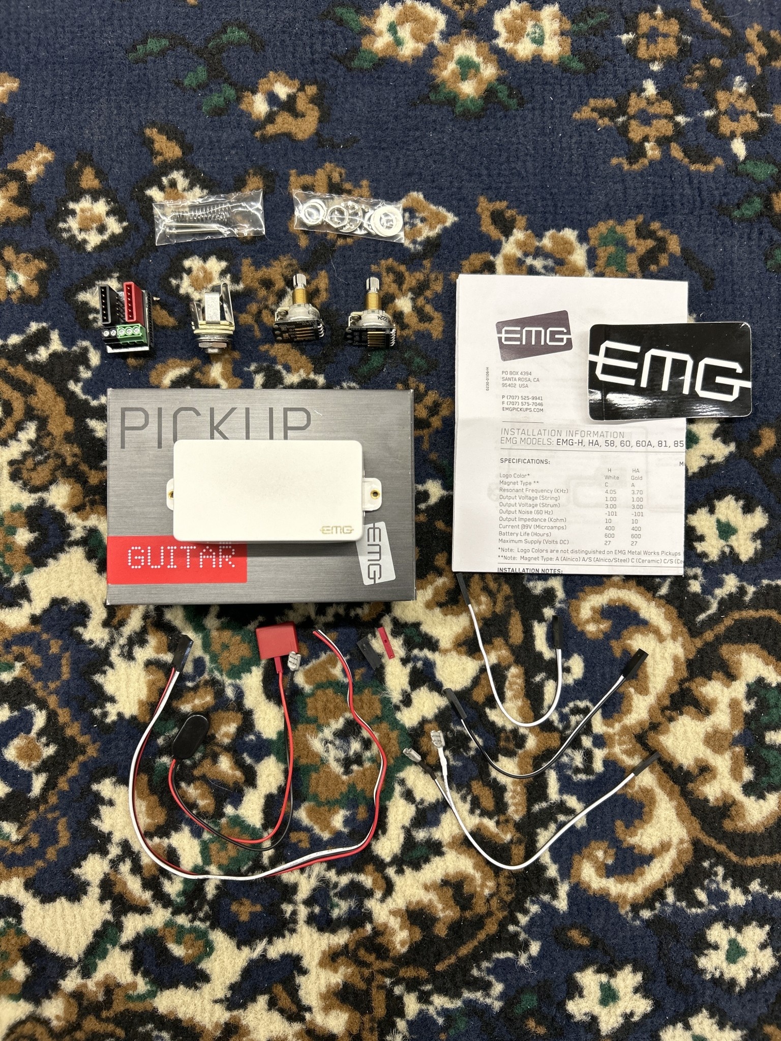 EMG 85 Humbucker Guitar Pickup White (Open Box)