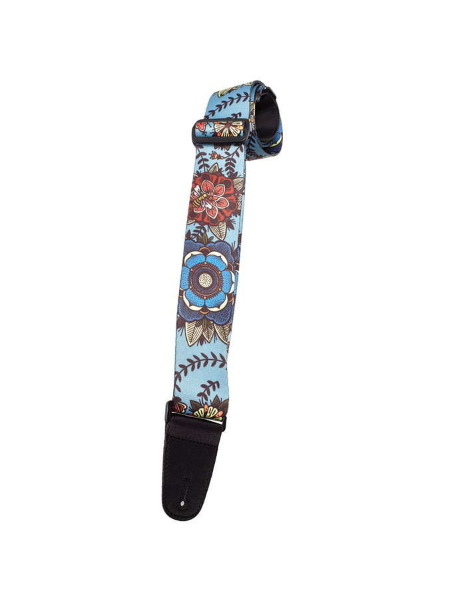 Henry Heller Artist Series Sublimation Guitar Strap Mandala Flower