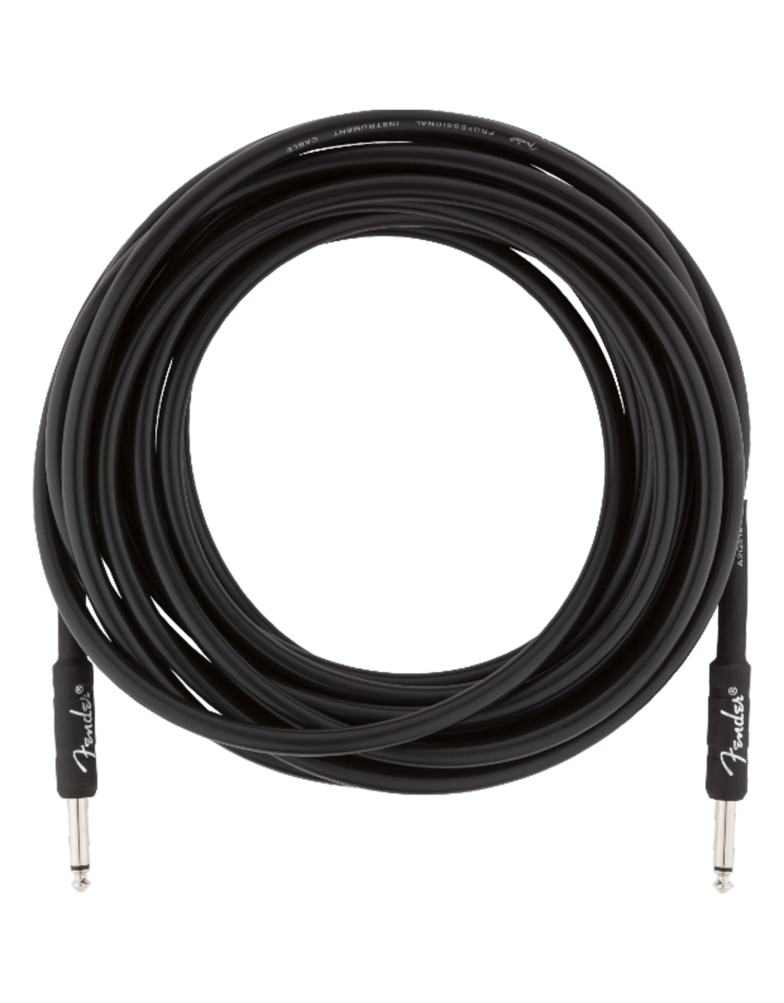 Fender Fender Professional Series Instrument Cable, Straight/Straight, 25', Black