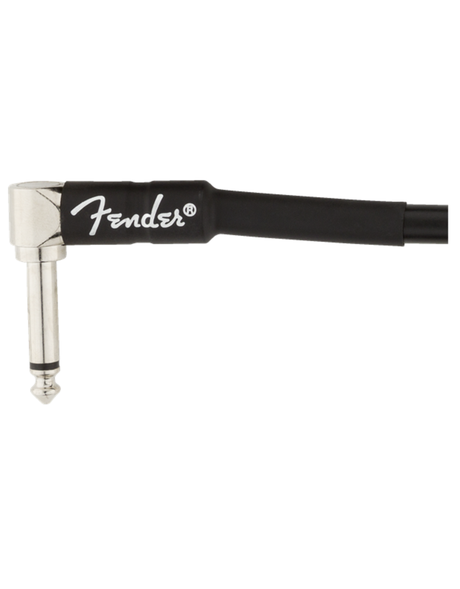 Fender Fender Professional Series Instrument Cable, Straight-Angle, 15', Black