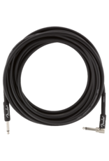 Fender Fender Professional Series Instrument Cable, Straight/Angle, 18.6', Black