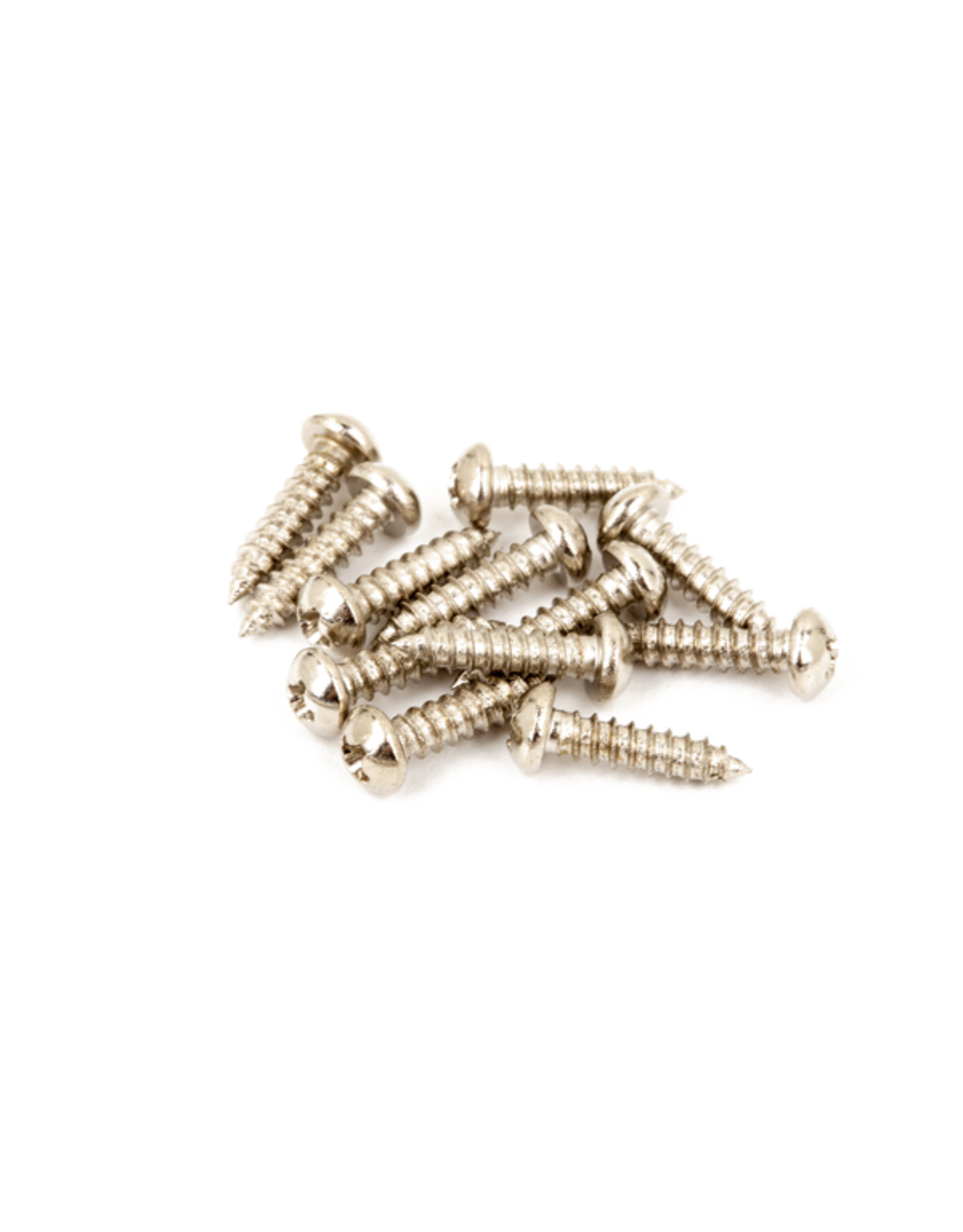 Fender Pure Vintage Tuning Machine Mounting Screws, NickelPlated, (12