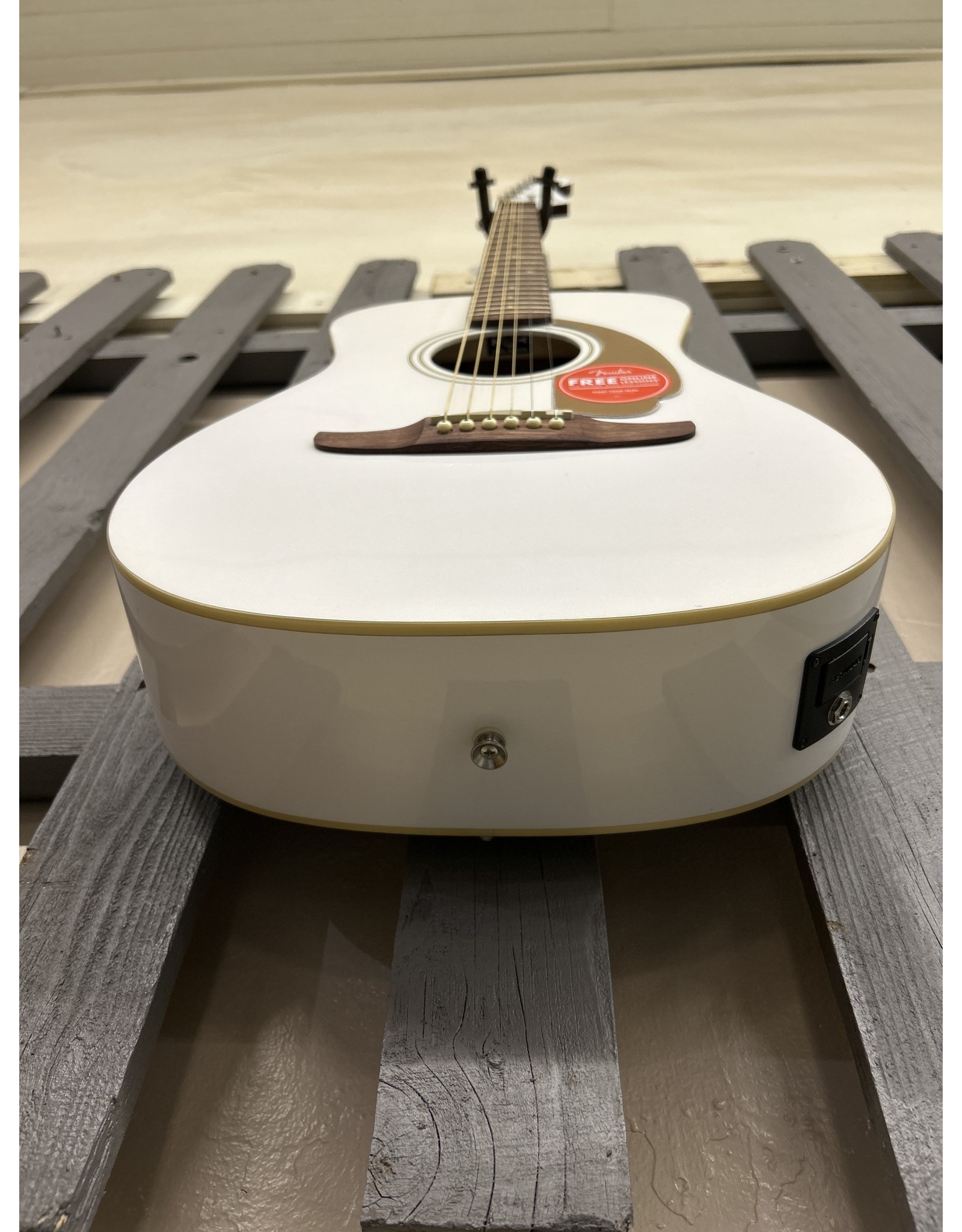 Fender Malibu Player Acoustic Electric Arctic Gold (BLEM) Backwoods