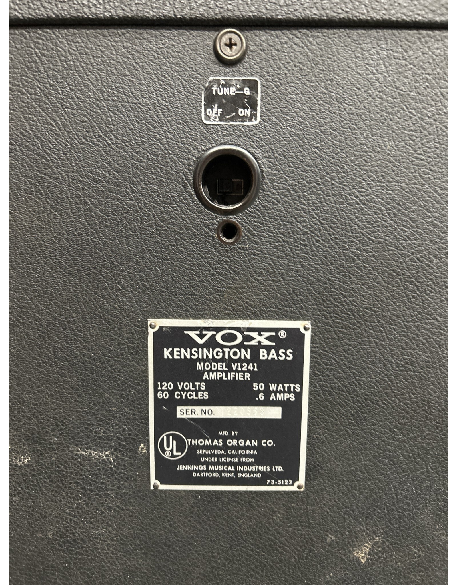 Vox Kensington Bass V1231 50Watt Bass Amp (Used) Backwoods Guitar