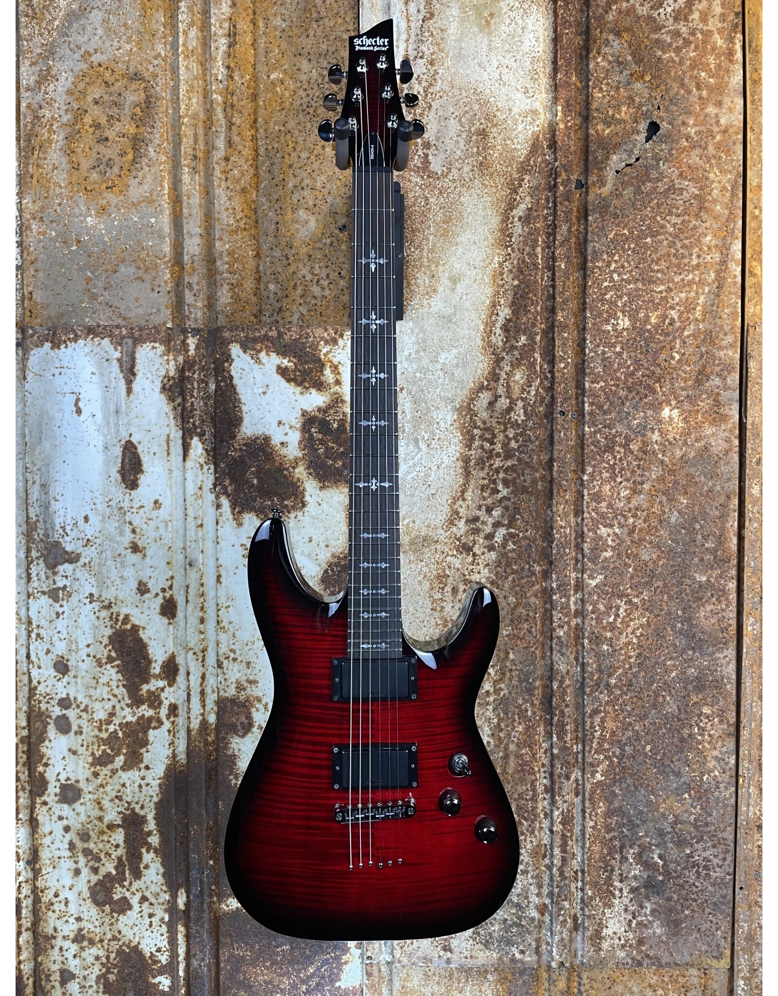 Schecter Diamond Series Demon-6 Crimson Burst Electric Guitar