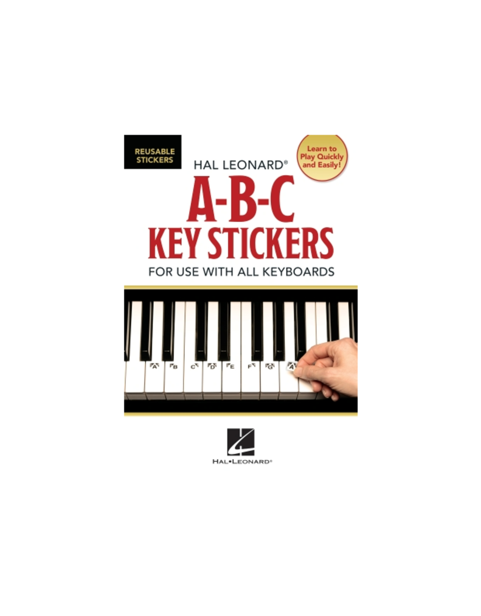 ABC KEYBOARD STICKERS PIANO