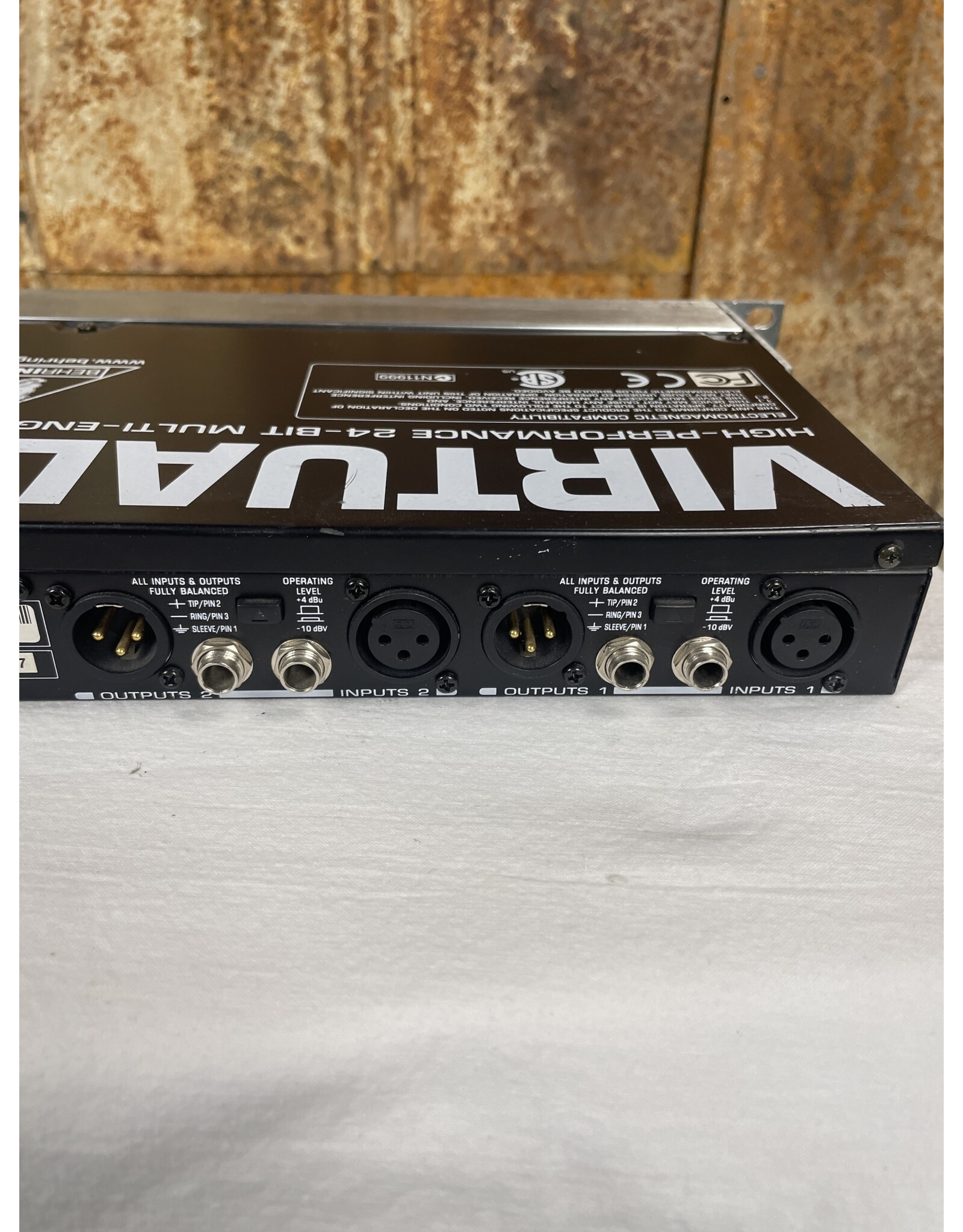 Behringer Virtualizer Pro Rack Effects Processor (Used) Backwoods Guitar