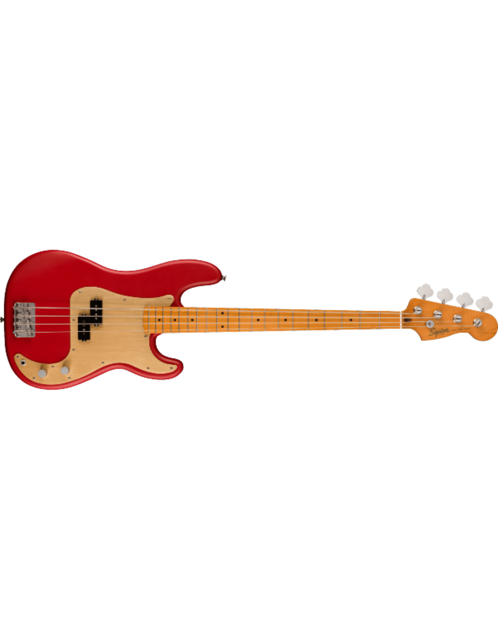 Squier 40th Anniversary Precision Bass®, Vintage Edition, Satin Dakota Red Backwoods Guitar Squier 40th Anniversary Precision Bass®, Vintage Edition, Satin Dakota Red Backwoods Guitar